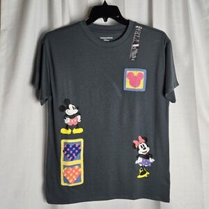 Micky‎ Minnie faux crochet embellished tshirt NWT sz medium